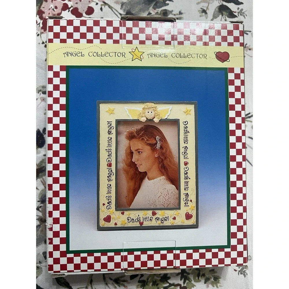 Daddy's little Angel Vintage‎ picture frame From 1975